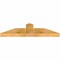 Ekena Millwork Portland Rough Sawn Timber Gable Bracket, Western Red Cedar, 48"W x 12"H x 4"D x 6"F, 6/12 Pitch GBW048X12X0406POR00RWR - alternate 4